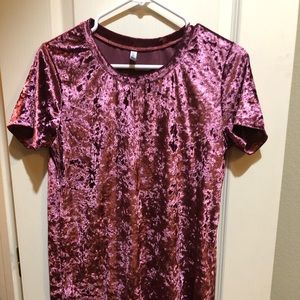 Mini Velvet Dress